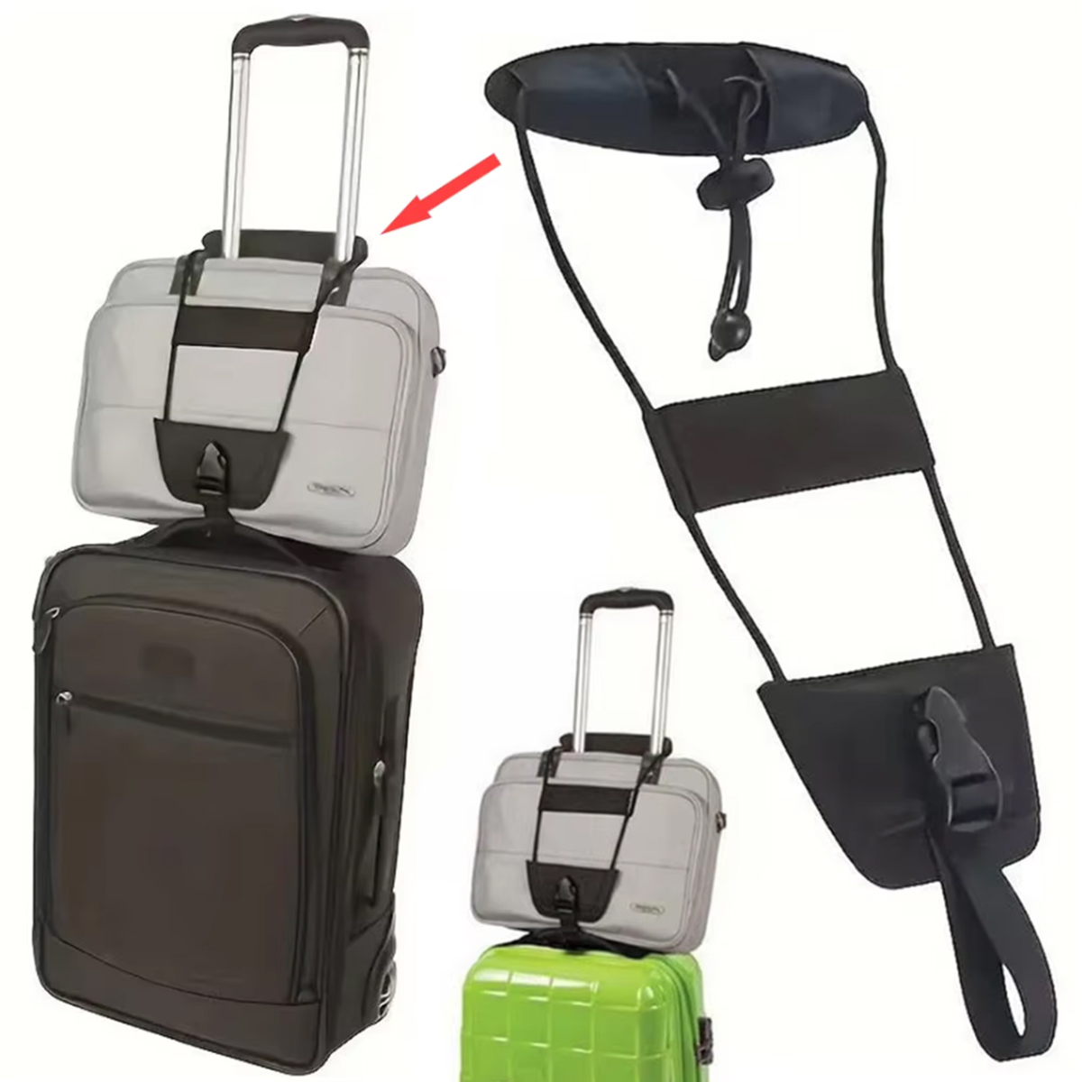 여행용 가방 연결 스트랩, 여행 가방 손잡이에 작은 가 - Luggage Strap Belt 리뷰 및 가격
