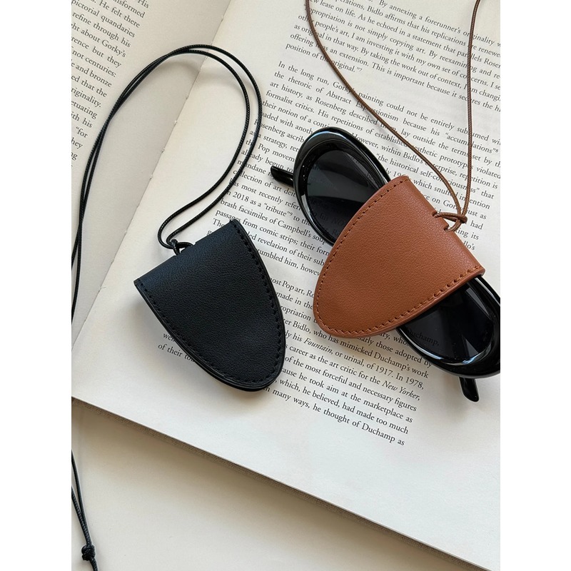 목걸이형 자석 PU 가죽 안경 보관 파우치, 남녀 휴대 - Travel Accessories Pouch For Women 리뷰 및 가격