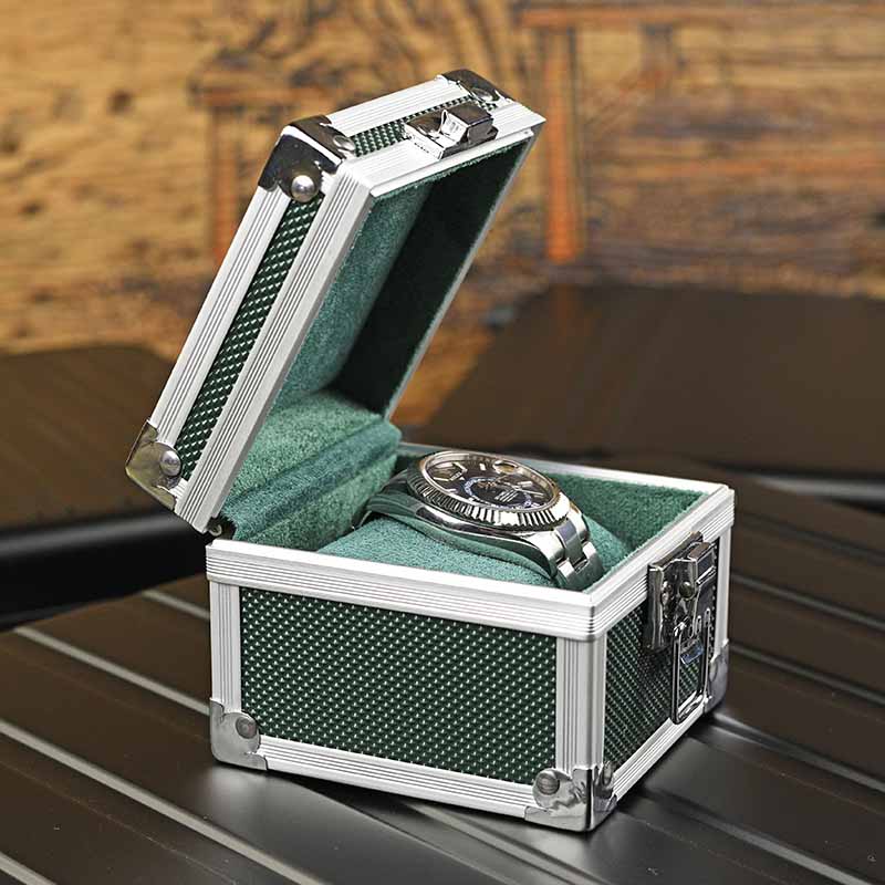 휴대용 알루미늄 시계 박스, 기계식 시계 정리함 디스플 - Travel Accessories Gifts For Men 리뷰 및 가격