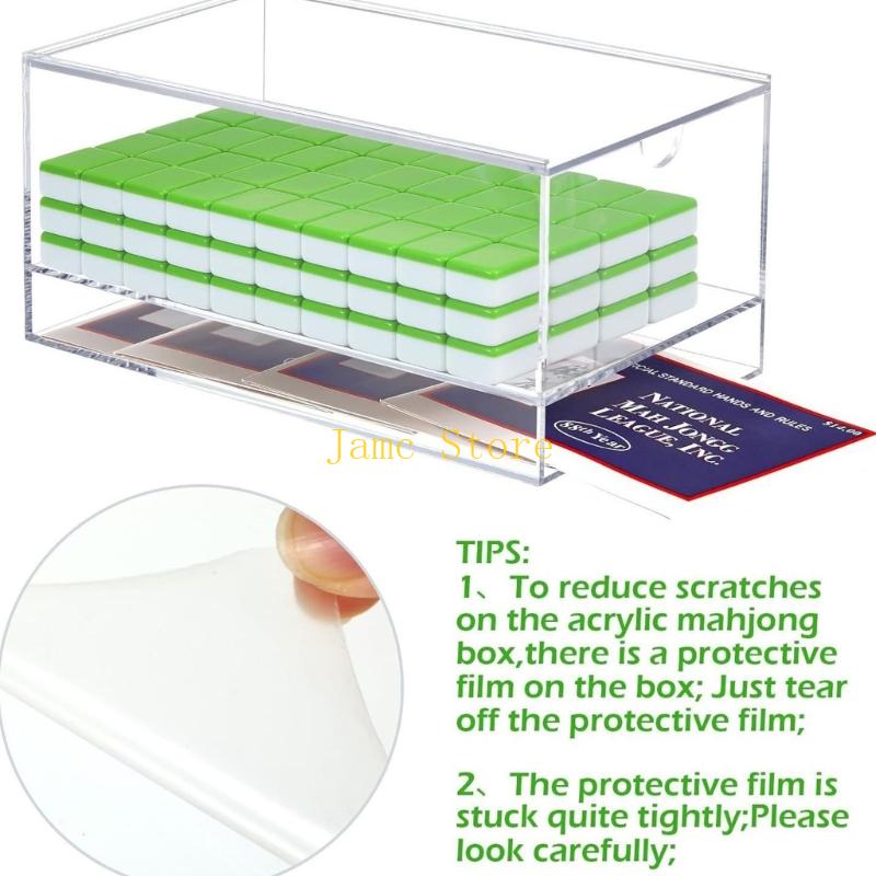 조직된 카드 놀이 조직을 위한 LX0B 아크릴 마작 타 - Travel Accessories Organiser 리뷰 및 가격