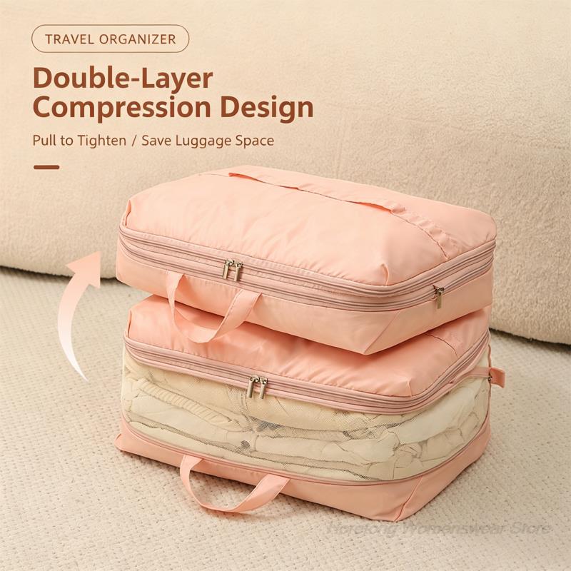 5 in 1 확장형 여행용 짐 정리 큐브 압축 수납 가 - Travel Accessories Organiser 리뷰 및 가격