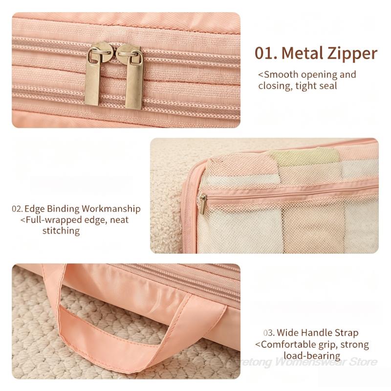 5 in 1 확장형 여행용 짐 정리 큐브 압축 수납 가 - Travel Accessories Organiser 리뷰 및 가격