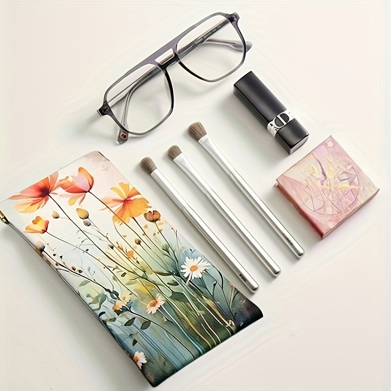 1pc 안경 케이스, 인조 가죽 안경 주머니, 방수 안 - Travel Accessories Pouch For Women 리뷰 및 가격