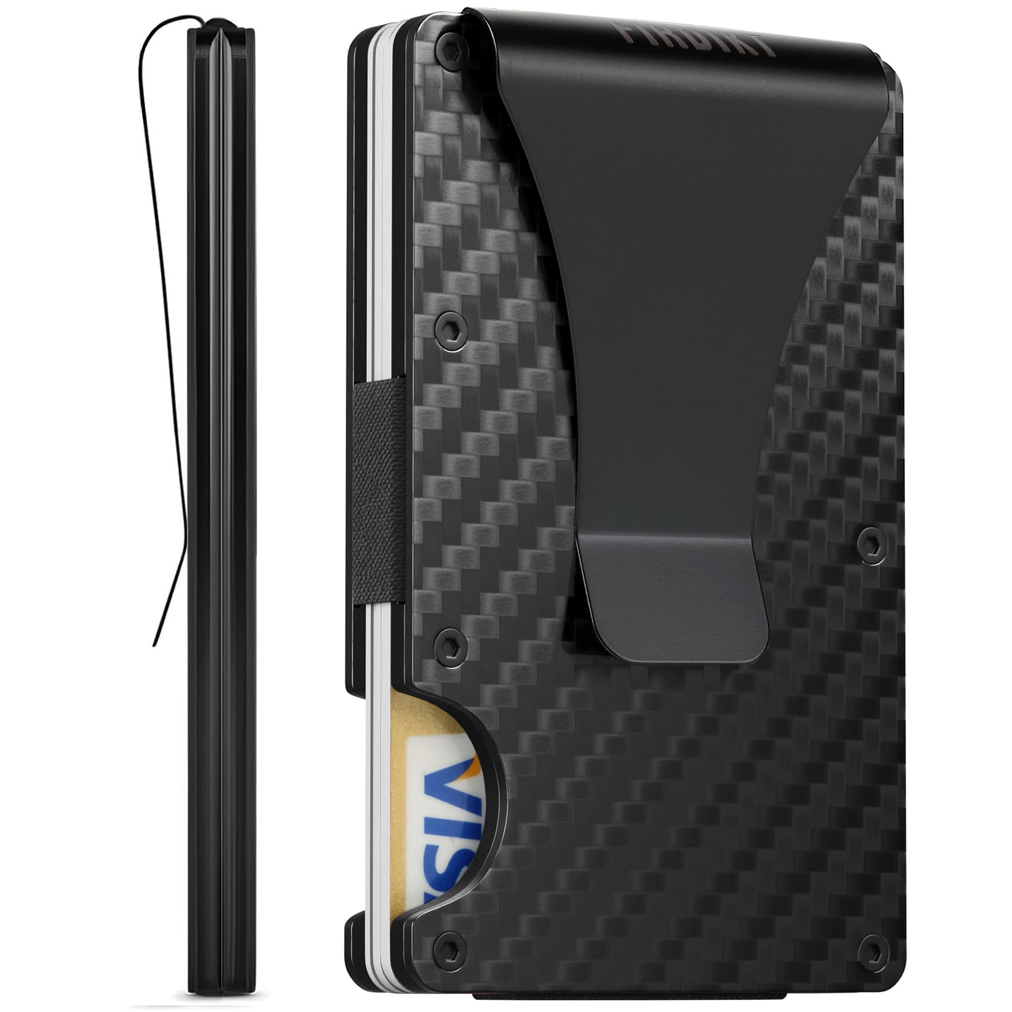 탄소 섬유 지갑, 금속 머니 클립 지갑, 남성용 미니멀 - Travel Wallet Slim 리뷰 및 가격