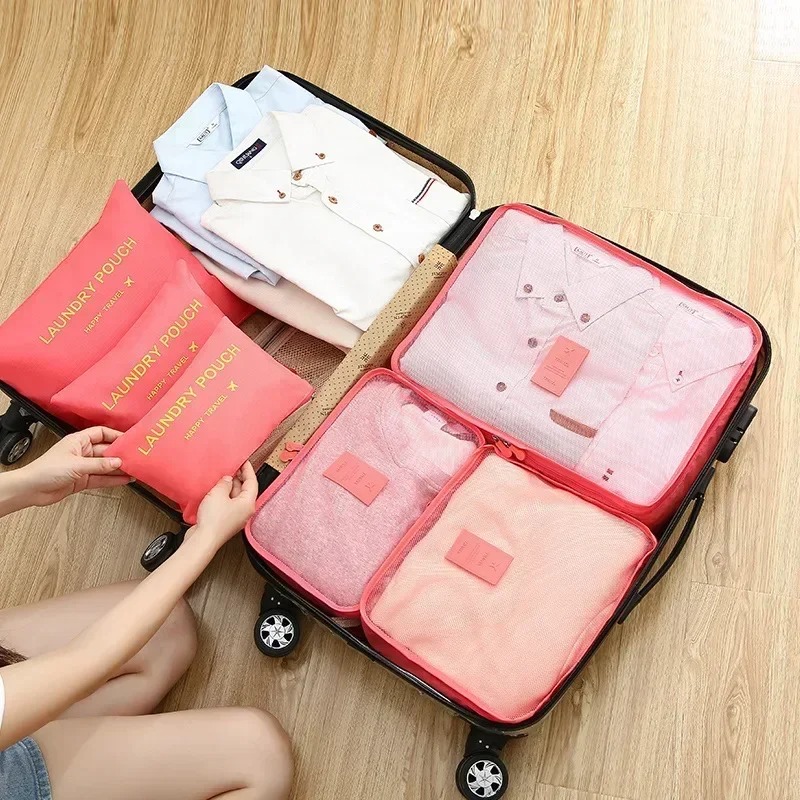 6종 세트 여행용 수납 가방, 여행 가방 정리 세트,  - Travel Accessories Organiser 리뷰 및 가격