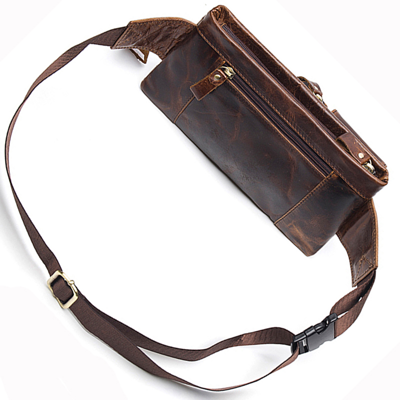 WESTAL 정품 가죽 허리 팩 남성 허리 가방 화니  - Travel Accessories Men 리뷰 및 가격
