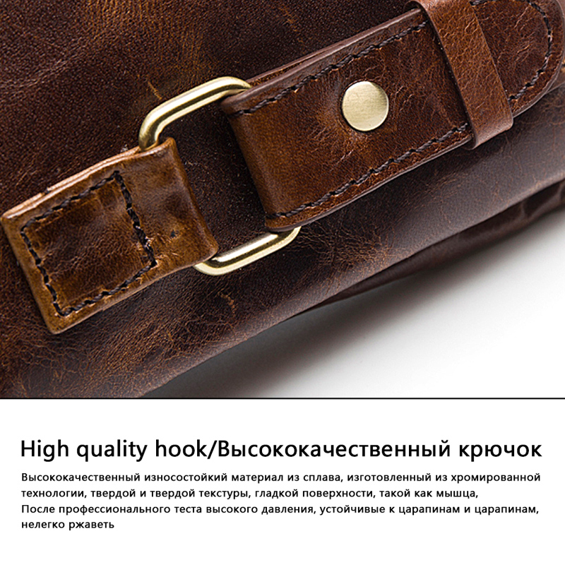 WESTAL 정품 가죽 허리 팩 남성 허리 가방 화니  - Travel Accessories Men 리뷰 및 가격