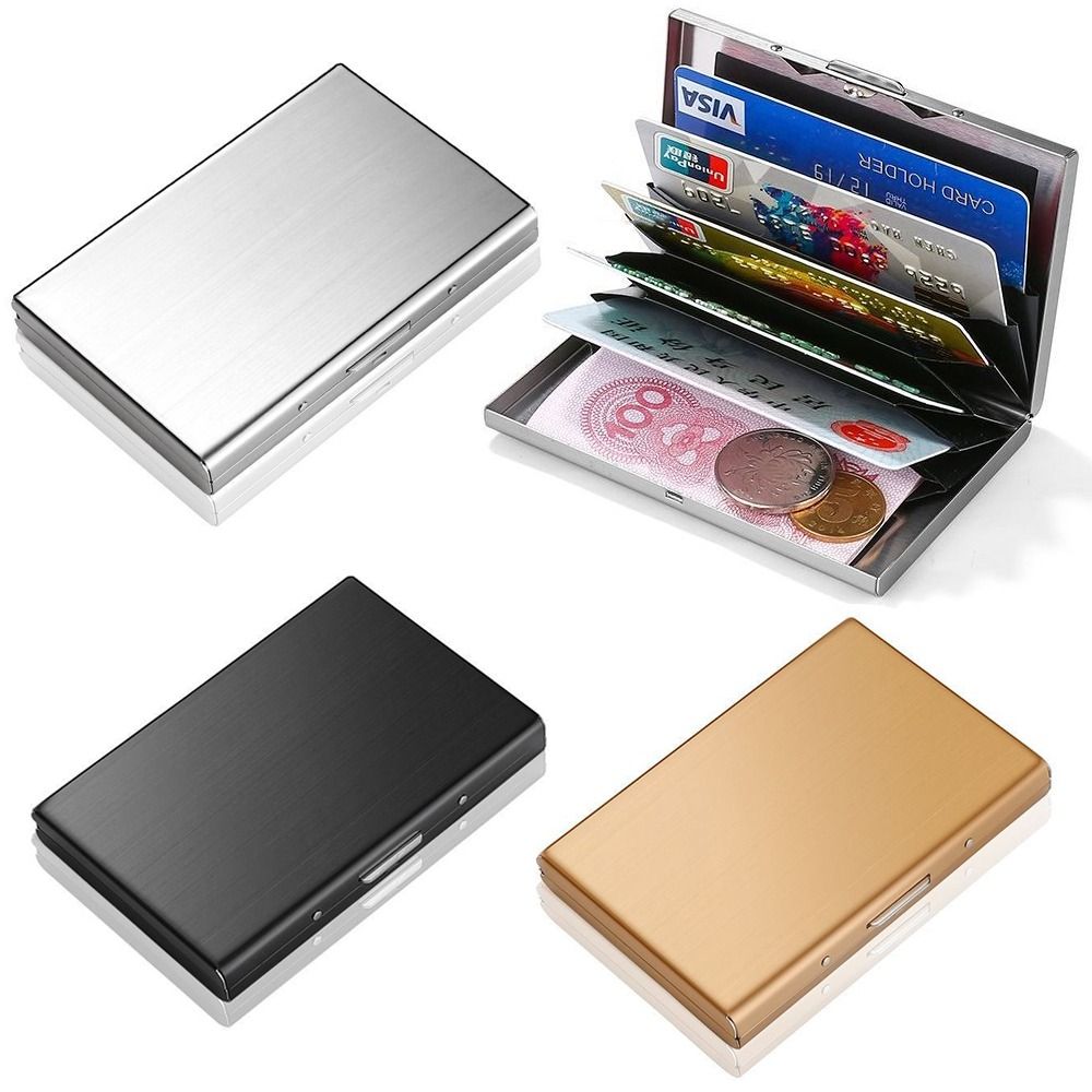 패션 6/10 슬롯 신용카드 홀더 안티 RFID 스테인 - Travel Wallet Slim 리뷰 및 가격