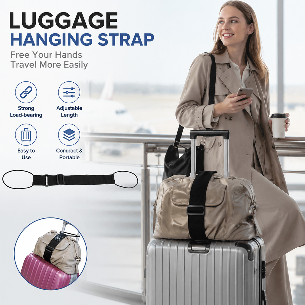 다용도 수하물 탄성 스트랩 재사용 가능 조절 가능 수하 - Luggage Strap Belt 리뷰 및 가격