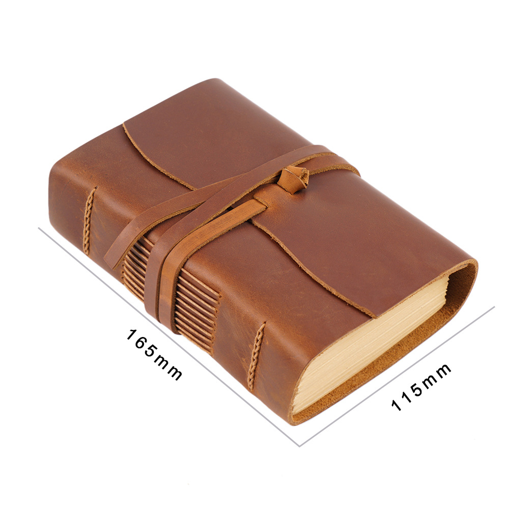 수제 가죽 노트 브라운 저널 두꺼운 여행 일기 빈 크래 - Travel Journal Accessories 리뷰 및 가격